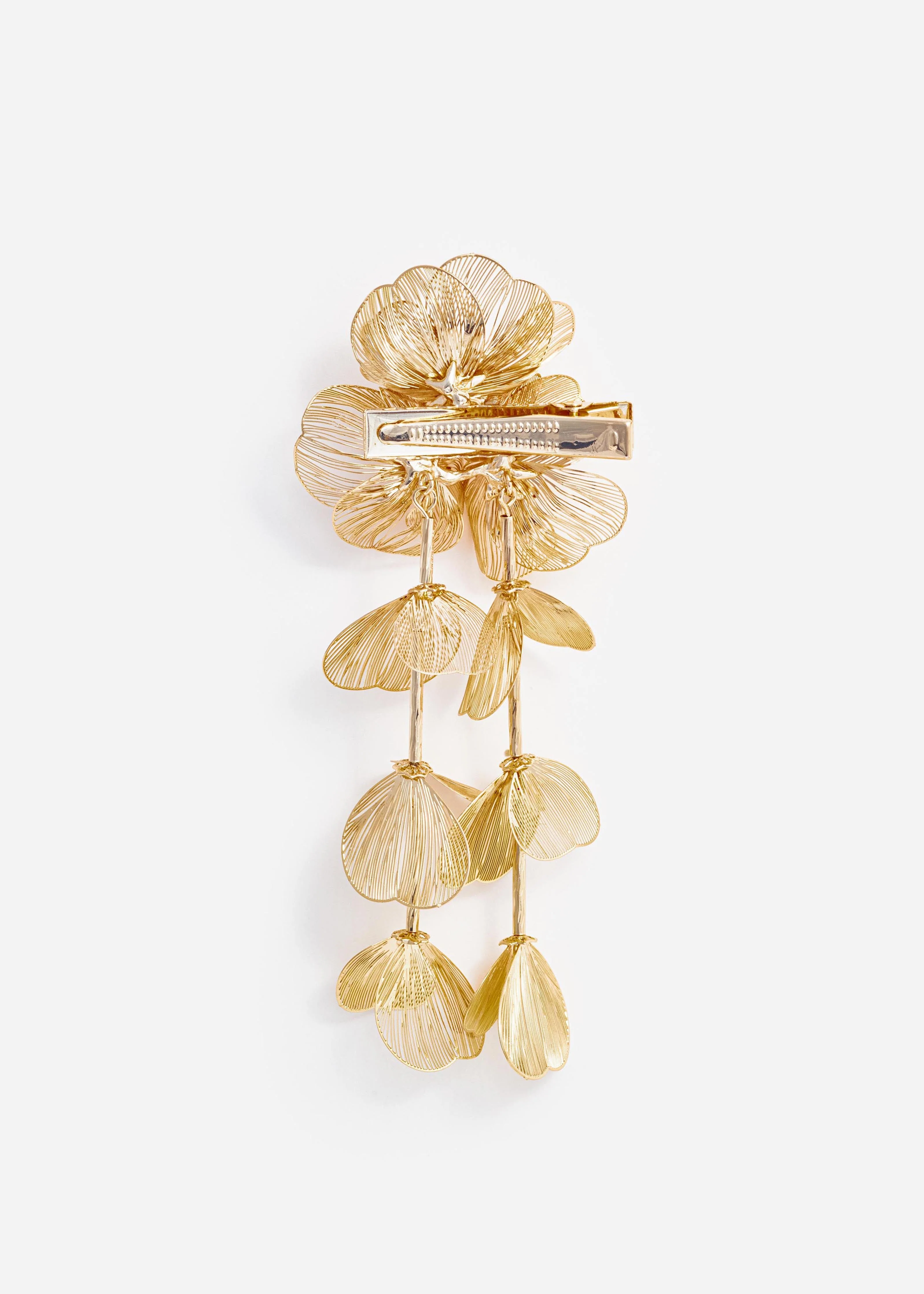 Gold Floral Hairclip - Image 3