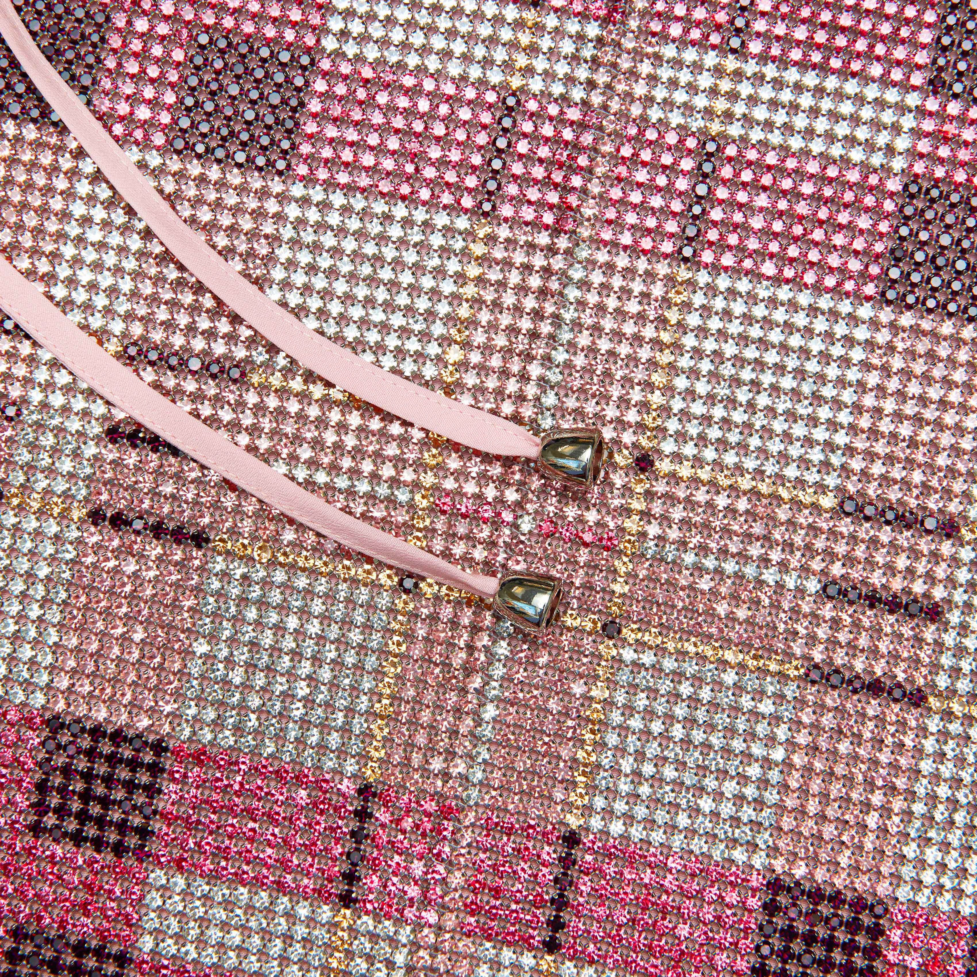 Pink Check Chainmail Top - Image 5
