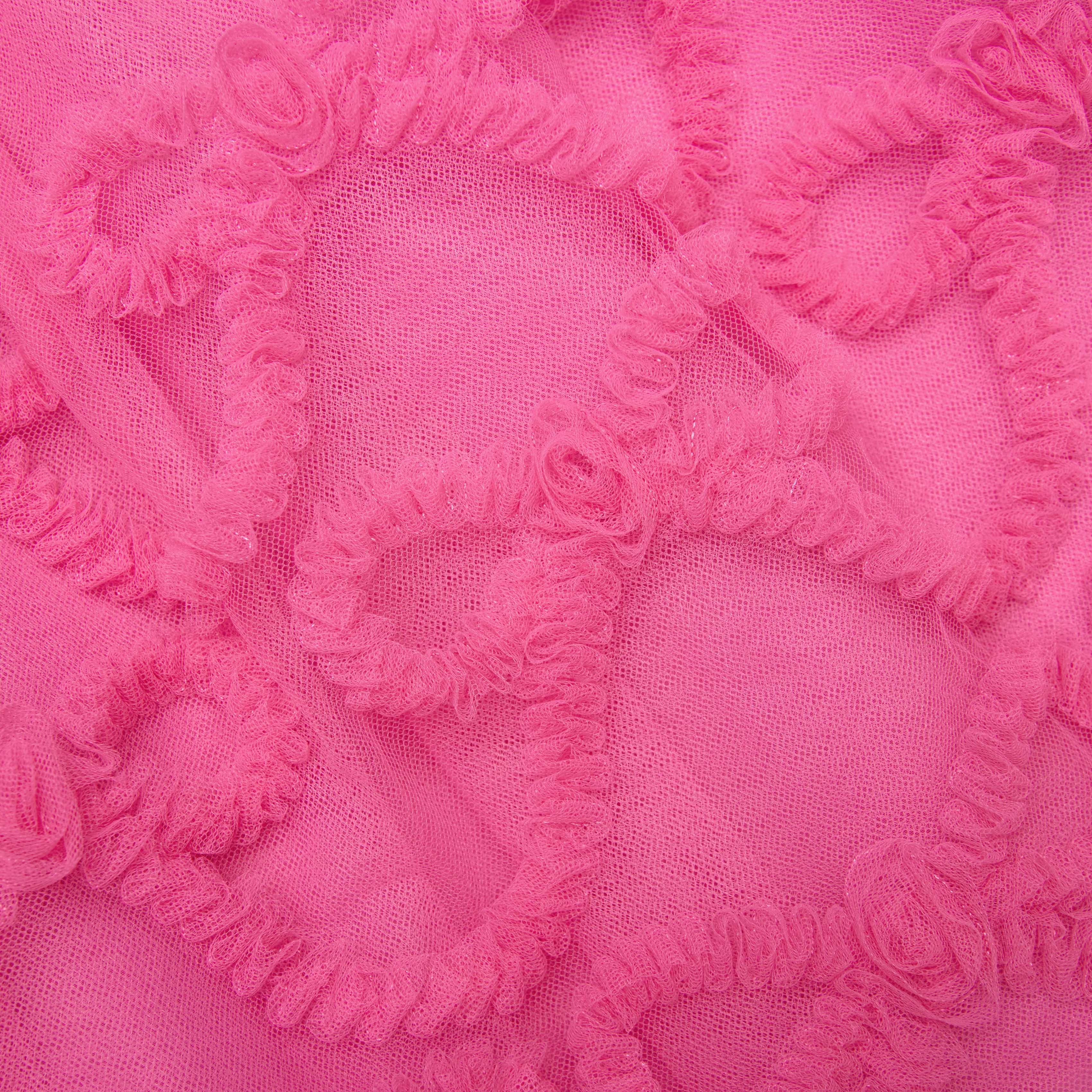 Pink Tulle Bow Dress - Image 3