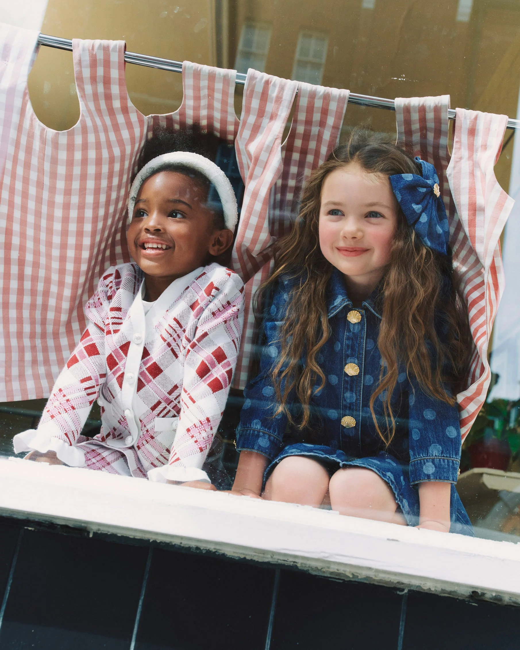 Polka Dot Denim Jacket - Image 3