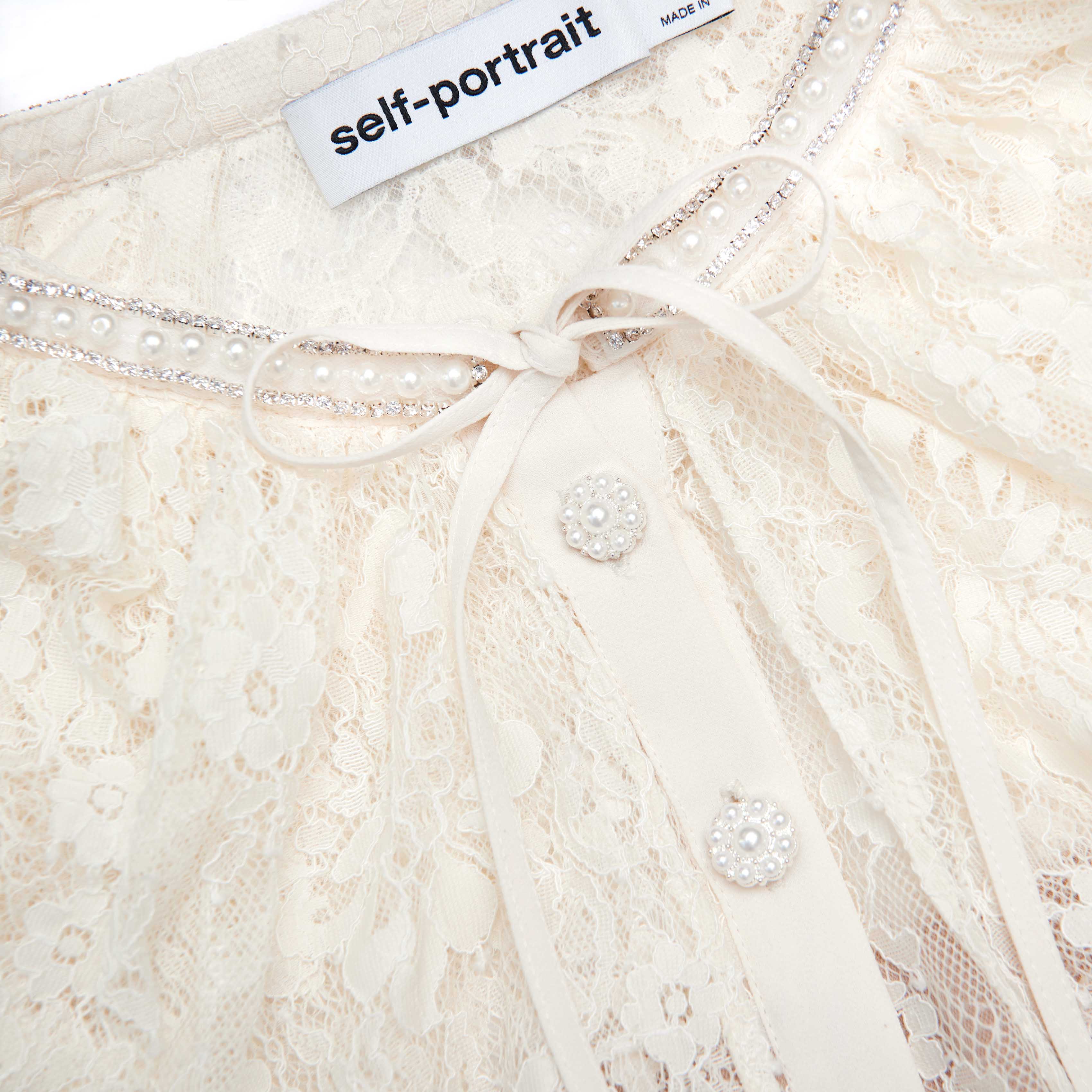 White Lace Cape Maxi Dress - Image 5