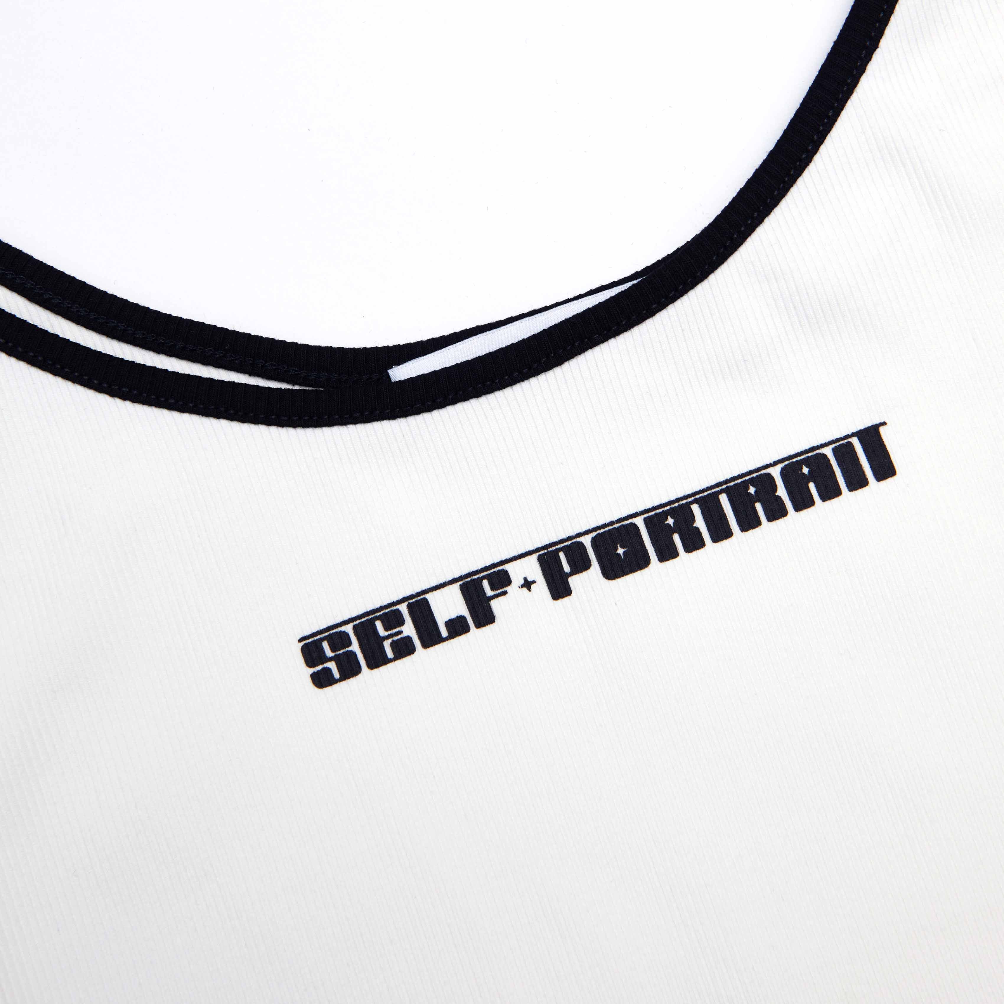 White Vest With Black SP Logo - Image 5