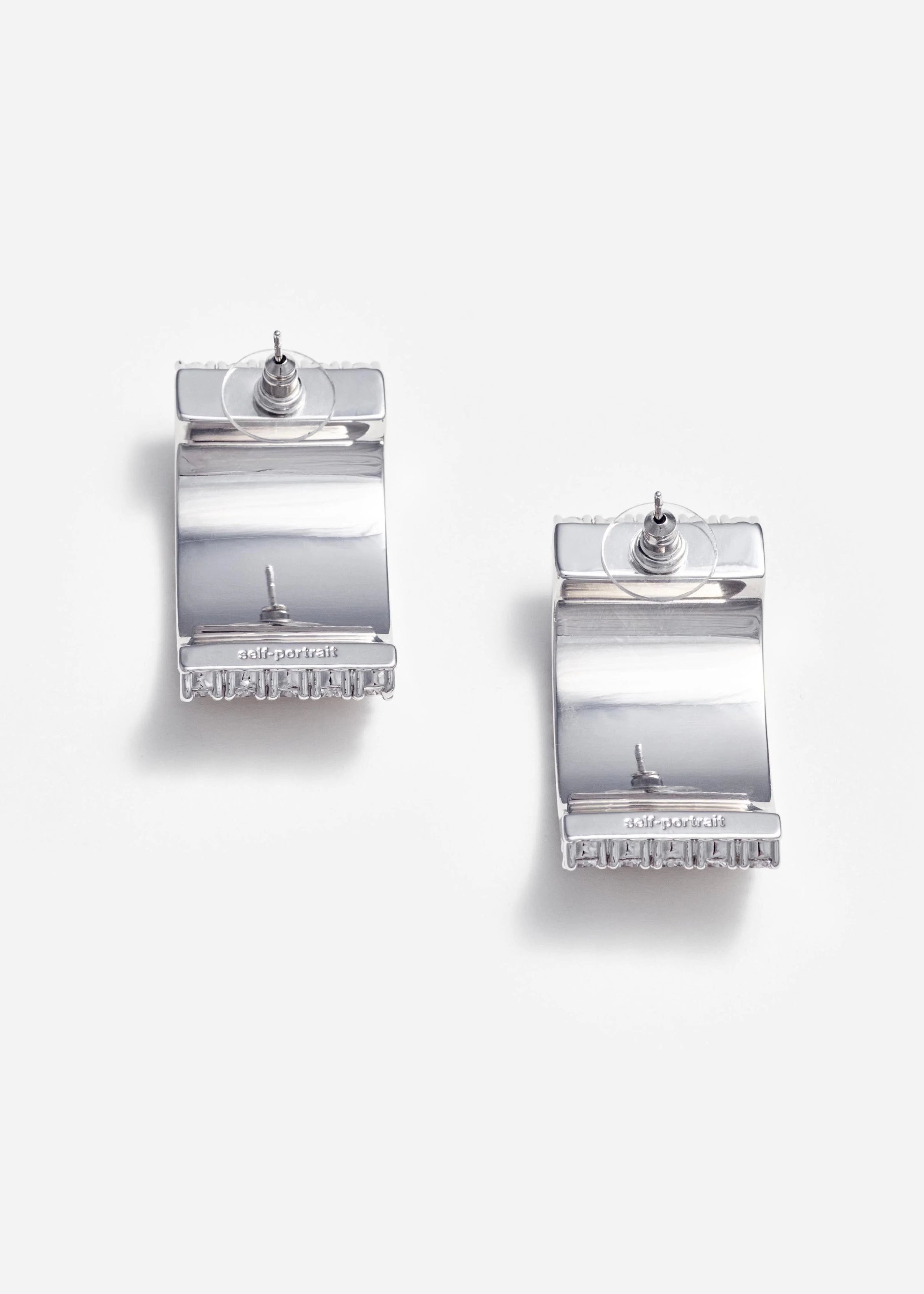 Crystal Chainmail Earrings - Image 3