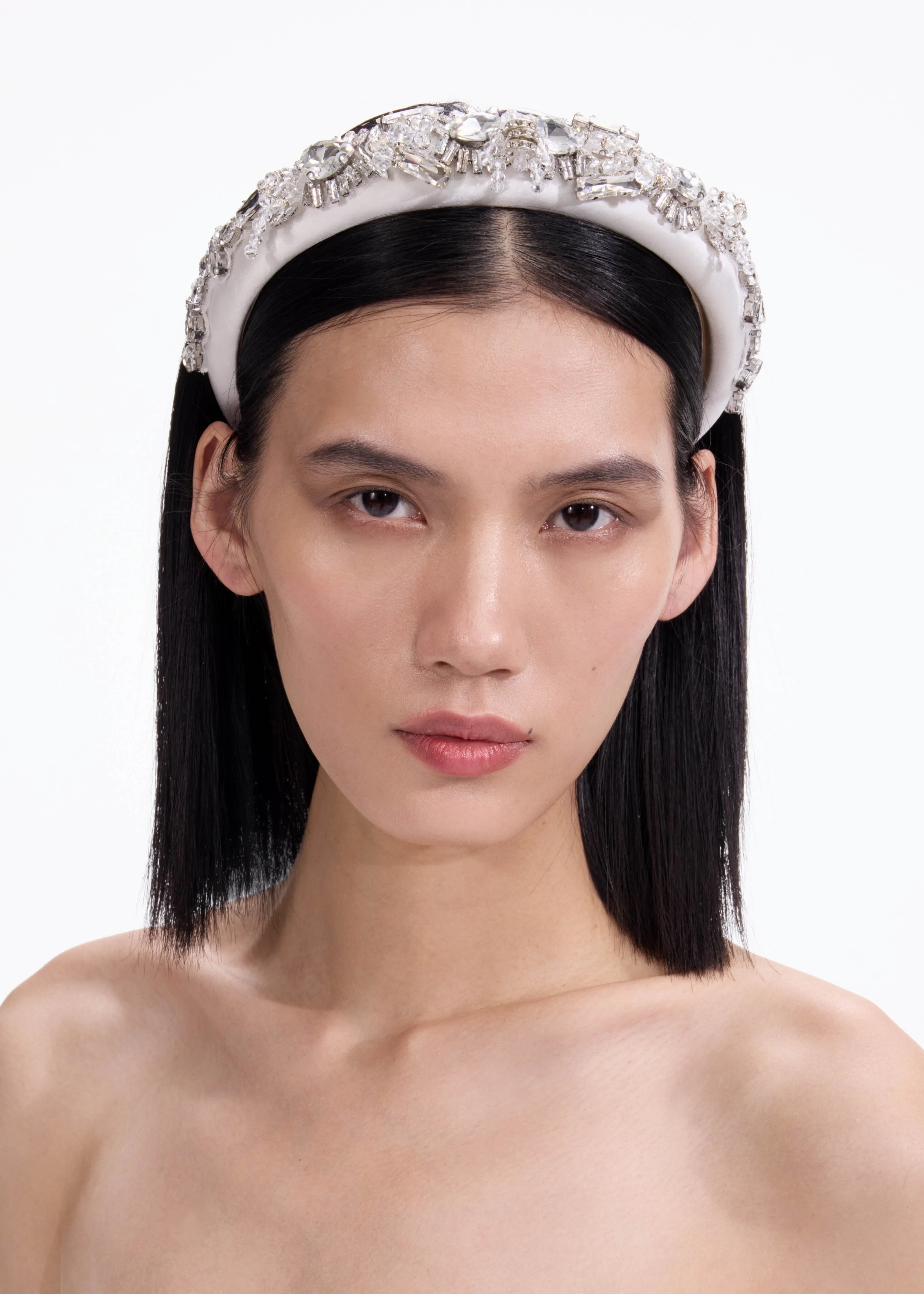 Embellished Satin Headband - Image 3
