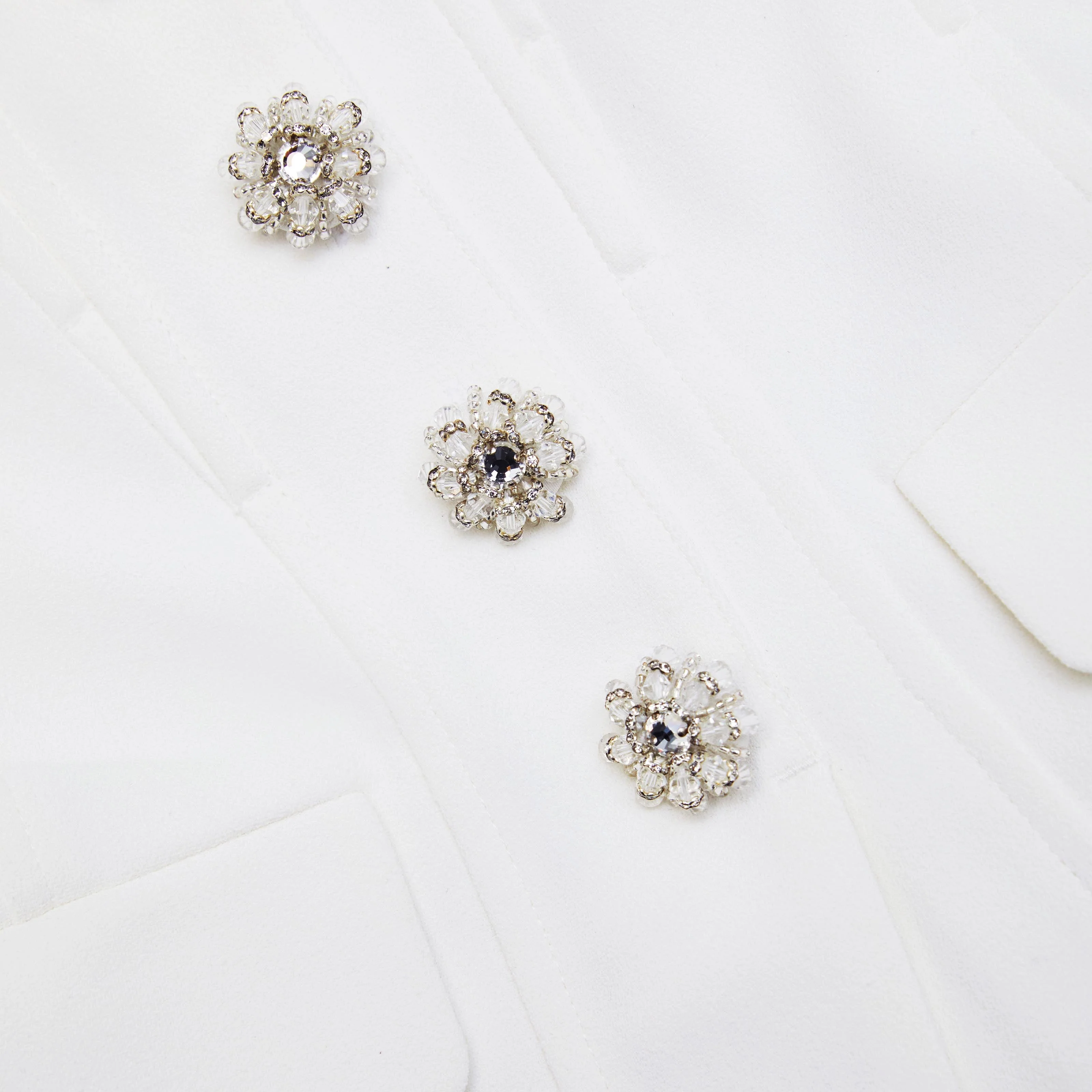 White Bandeau Crepe Jumpsuit - Image 5